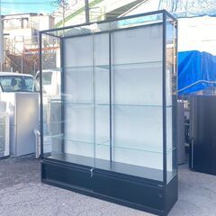大阪⭐️エコマックス♻️「S52」 ガラスケースショーケース 鍵付き 