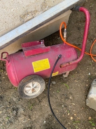 ジャンク エアーコンプレッサー、サンドブラスト、予備タンク - その他 