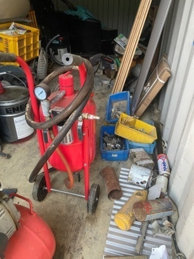 ジャンク エアーコンプレッサー、サンドブラスト、予備タンク - その他 