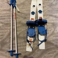 初めての　子供用　スキー　ストックセット