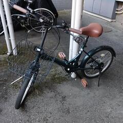 折り畳める20インチ自転車