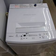 TOSHIBA 東芝 5.0kg洗濯機 AW-5G6 2019年製 ステンレス槽 No.7533 