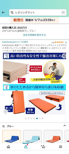 レスリング　挌闘技用　マット　２枚セット