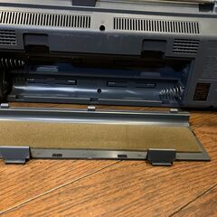 管K-59【愛知県一宮市から】【平日もお渡しできます！】SANYO  MR-U4CD ラジカセ スピーカー ヴィンテージ レトロ 当時物 黒 ブラック 部品どり ジャンク品 インテリア 当時物