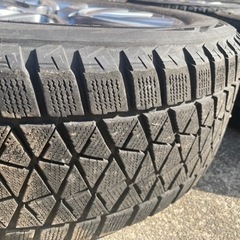 トヨタ60系ハリアー純正ホイールスタッドレス4本セット ハリアー トヨタ純正ホイール スタッドレスタイヤ4本セット