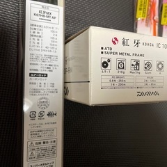 【新品未使用】釣り　タイラバ　ダイワ　紅牙　ロッド　リール