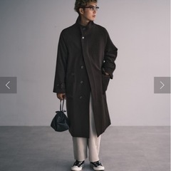 【RAXA/ラシャ】スタンドコート（ユニセックス）※ほぼ新品