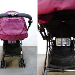 コンビ　ベビーカー　スゴカルα　4キャス　compact　エッグショック　ワインレッド　軽量ハイシート　動作良好　Combi コンビ ベビーカー スゴカルα 4キャス compact エッグショック ワイン