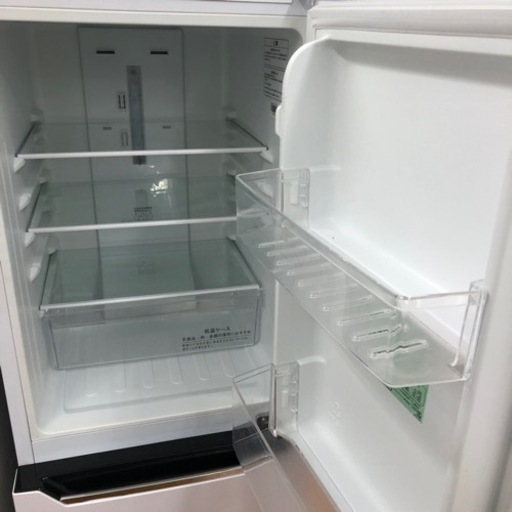 ⑭【税込み】三菱 146L 2ドア冷蔵庫 MR-P15D ブラック 19年製【PayPay