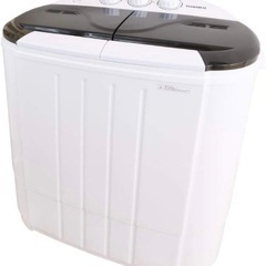 二層式洗濯機(外置き、部活の泥汚れの予洗い用に)