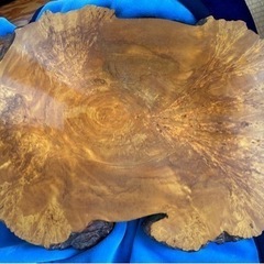 【ネット決済】北海道下川町産　瘤杢（こぶもく）テーブル　ローテーブル