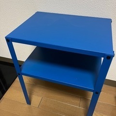 IKEA サイドテーブル 青色