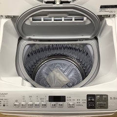 SHARP 縦型洗濯乾燥機　2019年製　ESーTX5D 【トレファク東大阪】