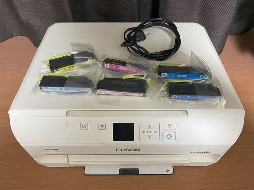 【訳あり】EPSONインクジェットプリンターEP-707A＋純正インク