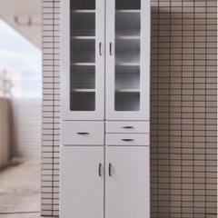 配達可【食器棚】クリーニング済【管理番号10104】