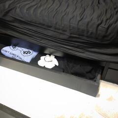 【シングル】収納＆コンセント付きベッド