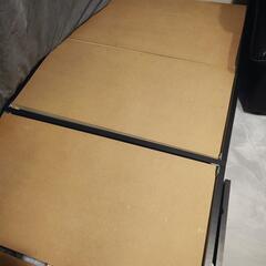 【シングル】収納＆コンセント付きベッド