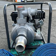 初期不良安心対応 使用頻度少なく程度の良い 動作品 最大揚程30m 揚量600L/分 口径50mm 4サイクル 4馬力 マツサカ エンジンポンプ QP-207