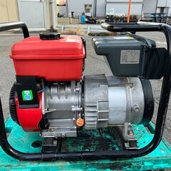 現物確認歓迎 初期不良安心対応 使用頻度少なく程度の良い 動作品 非常時等に 新ダイワ 4サイクル 2口 発電機 EGM24L　2400W 100V 60Hz 24A