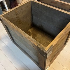 【ネット決済】アンティーク木箱　バラ2