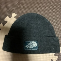 美品north face ニット帽