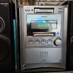 Victor UX-J55MD CD MD カセット対応 ミニコンポ 
