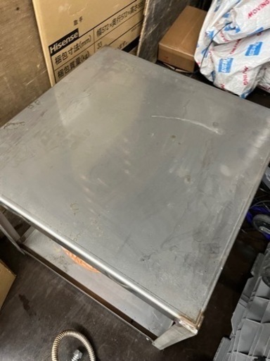 ステンレス製　テーブル　幅53cm