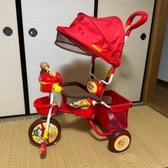 アンパンマンの三輪車(室内使用のみ)