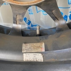 《受付終了》❗️スタッドレスタイヤ❗️軽自動車ホンダN BOX に使っておりました☆スタッドレスタイヤ　4本セット