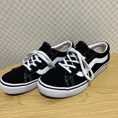 バンズ　vans v359cl + リッパー　23.5 白黒　ス...