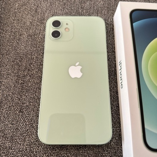 iPhone 12 グリーン 128GB SIMフリー 純正ケース付き 【公式通販】