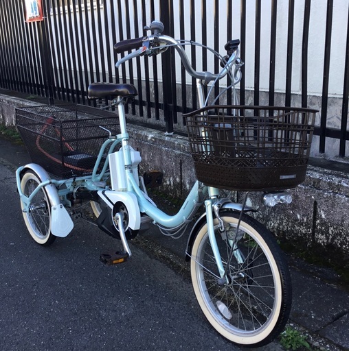 動作美品車＞ブリヂストン 電動アシスト三輪自転車・アシスタワゴン