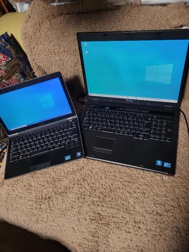 DELL稼働品ノートパソコン2台まとめて