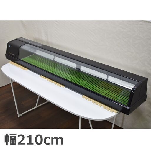 ≪yt1054ジ≫ ホシザキ 恒温高湿ネタケース FNC-210BL-L 2019年製造 幅210cm 冷蔵ネタケース/ショーケース/ガラス 51007-10