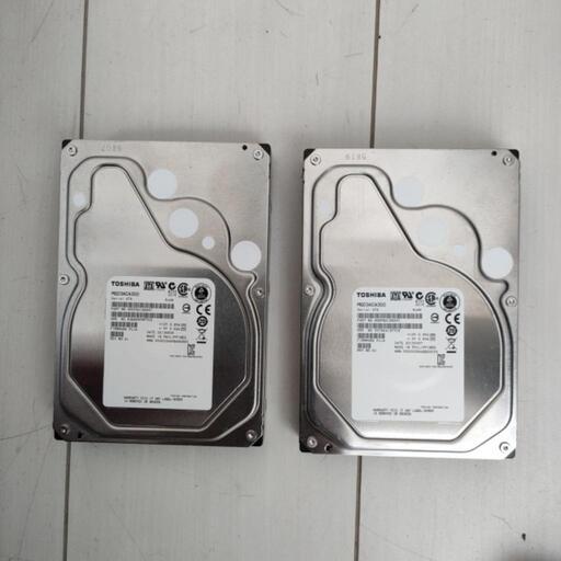 RAID1用に3TBHDD x 2台TOSHIBA/MG03ACA300