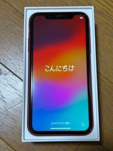 iPhone11赤 SIMロック解除済（お話し中） 【公式通販】