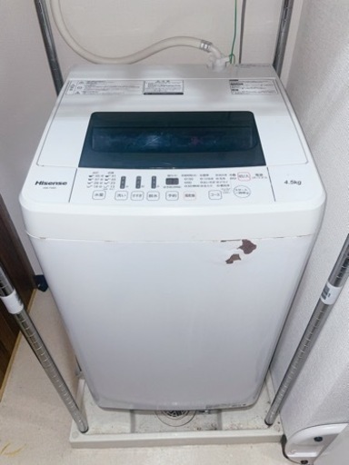 洗濯機　Hisense HW-T45C