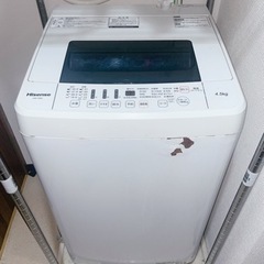 洗濯機　Hisense HW-T45C