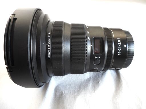 Nikon Z 14-24mm  f/2.8S 超広角ズームレンズ。112mmプロテクトフィルター装着