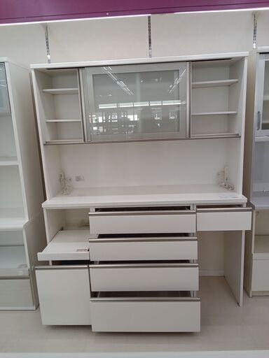 超美品‼️】定価13万♪ 松田家具 78cm幅キッチンボード 食器棚 収納