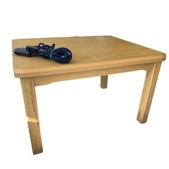 【美品】木製 ダイニング コタツ テーブル 長方形
