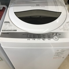 洗濯機（TOSHIBA）5kg、2020年