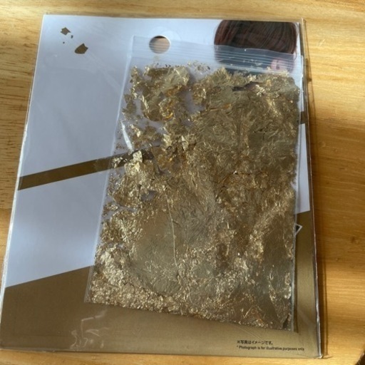 FAKE GOLD LEAF 金箔ゴールド ヘアネイル用 ダイソー (まる) 名谷のヘアケアの中古あげます・譲ります｜ジモティーで不用品の処分