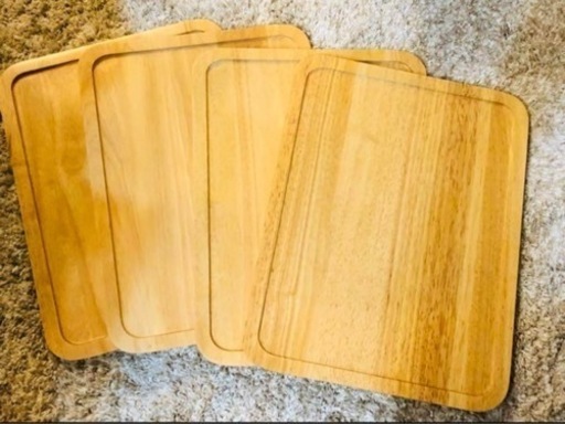 【新品】キントー　木製トレイ　ウッドトレイ　4枚セット