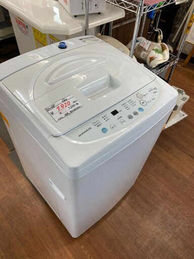リサイクルショップどりーむ天保山店　No.11020　洗濯機　4.6㎏！　1人暮らしにオススメ♪配達・設置可能！