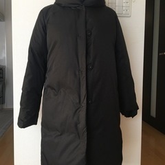 未使用に近い Pure DKNY duvet long coat 