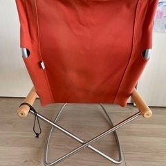 ニーチェア X ロッキング ナチュラル／レッド