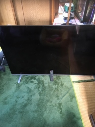 ジャンク品　　65型4k対応フレ-ムレス液晶テレビ　サンライズと言うメーカーです。