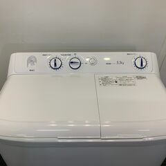 (240105)　ハイアール　二槽式電気洗濯機　JW-W55F　5.5kg　2022年製