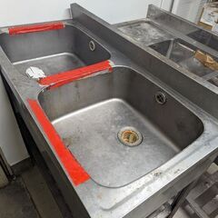 2層式シンク　業務用　手洗いシンク